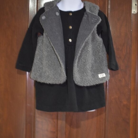 Zara Baby Vest  2-3 Years Gray Fluffy - Picture 2 of 11